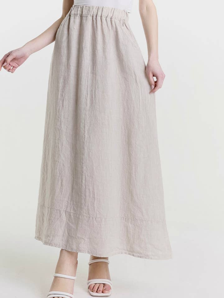 linen skirt for wholesale by sole