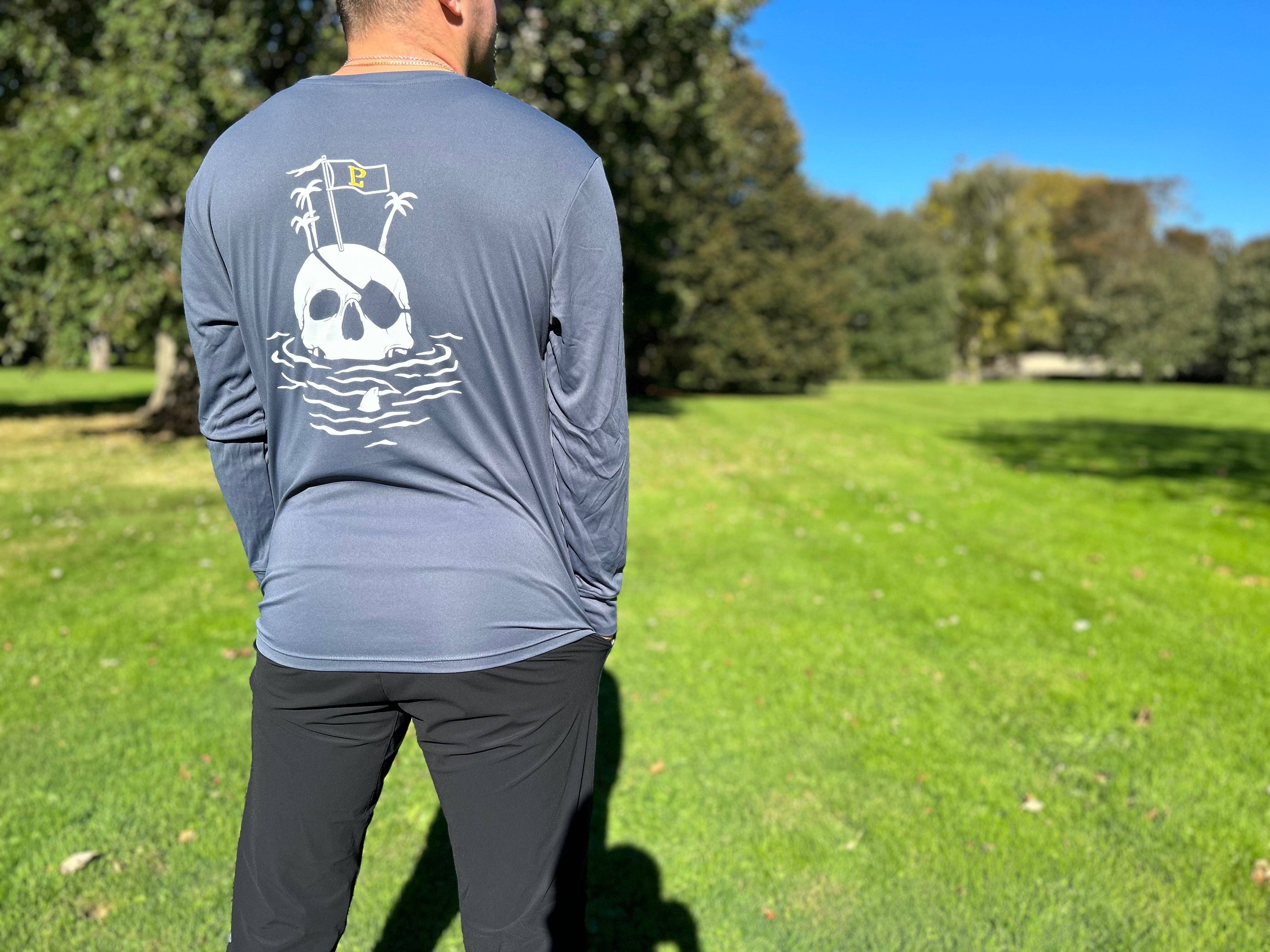 Land Pirate - Wholesale Screen Printed T-Shirt - Men's - the 'Shady Castaway'3