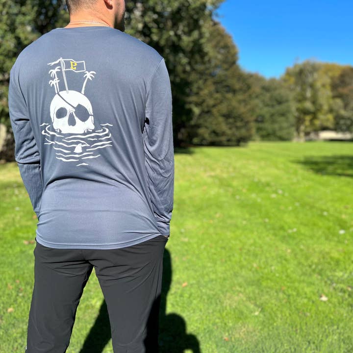 Land Pirate - Wholesale Screen Printed T-Shirt - Men's - the 'Shady Castaway'3