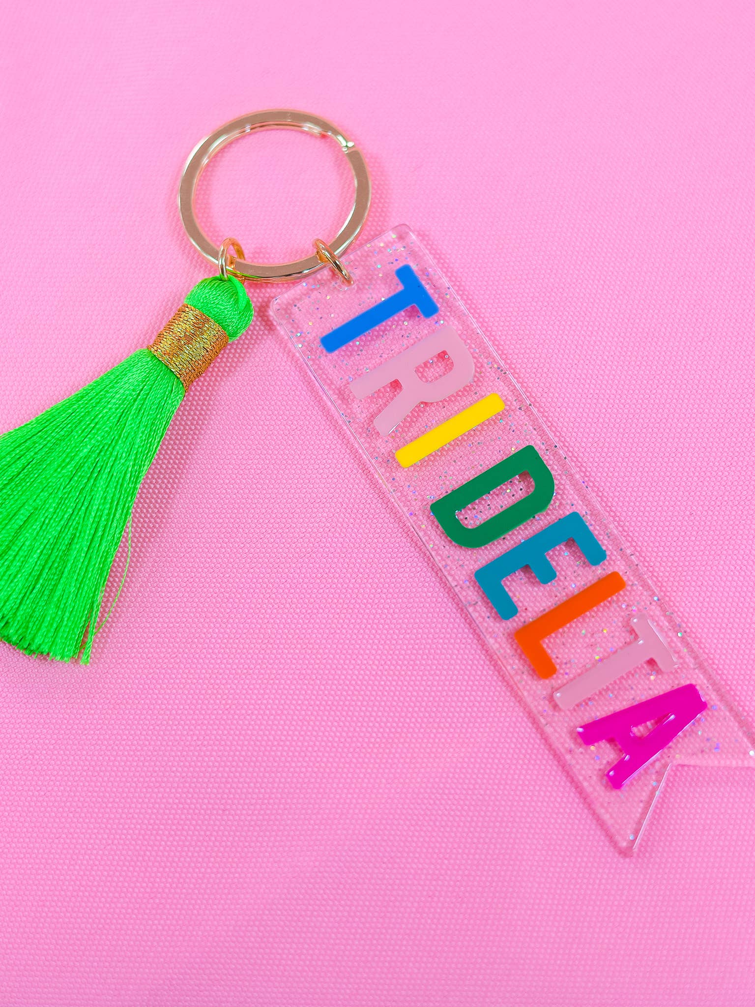 Duo Threads - Wholesale Keychain - Women's - Tassel Sorority Key Fob35