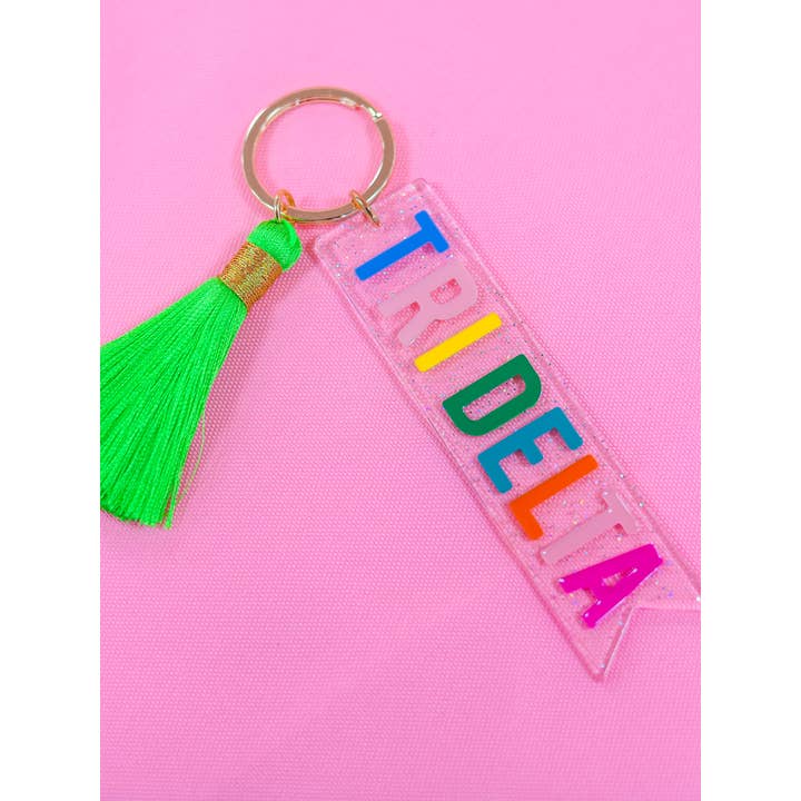 Duo Threads - Wholesale Keychain - Women's - Tassel Sorority Key Fob35