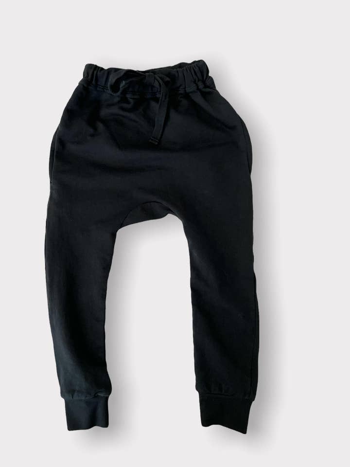 Emma Grace Shoppe- Organic Joggers- Jet Black for wholesale by Emma Grace Shoppe