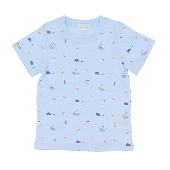 Monnëka Cotton T-shirt Fishing boat 5 years for wholesale by Tutete