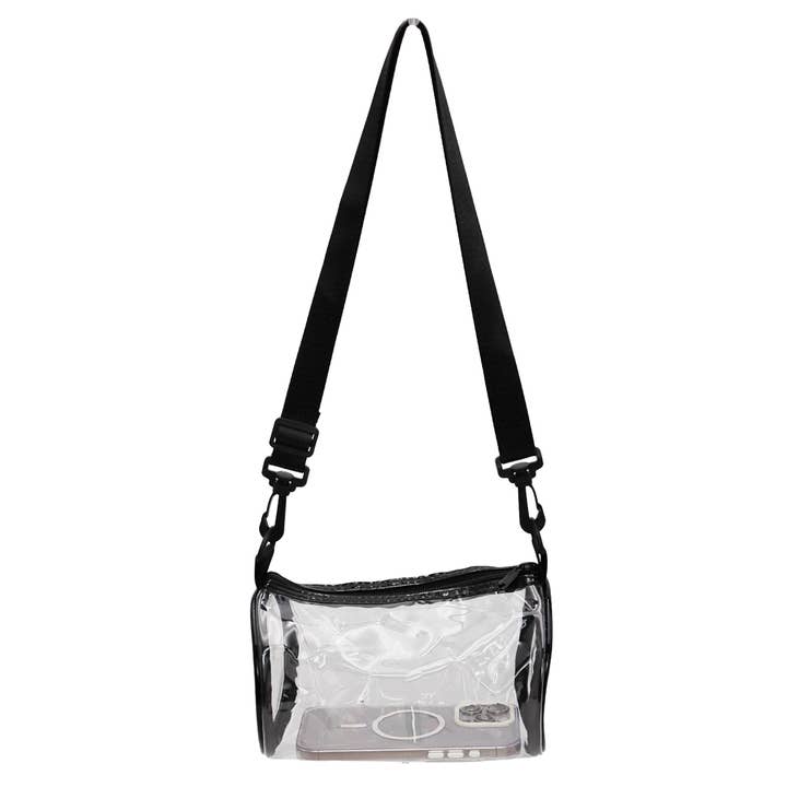 Cap Zone - Vente Sac à bandoulière – femme - Sac à bandoulière en PVC transparent1