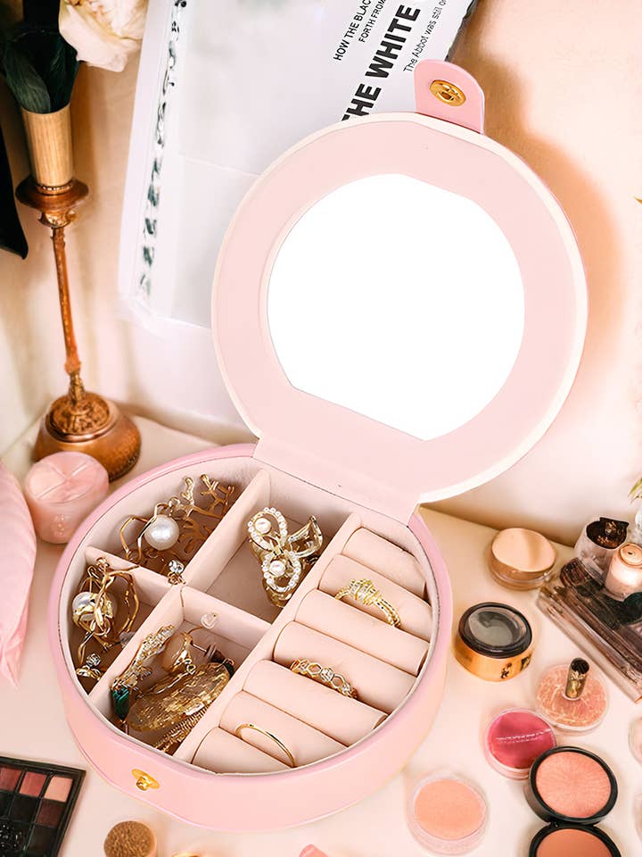 Jewelry Organizer Cases with Mirror for wholesale by 1 the Woman