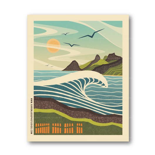 Tropical Vinyl Sticker for wholesale by Aaron Joseph Studios