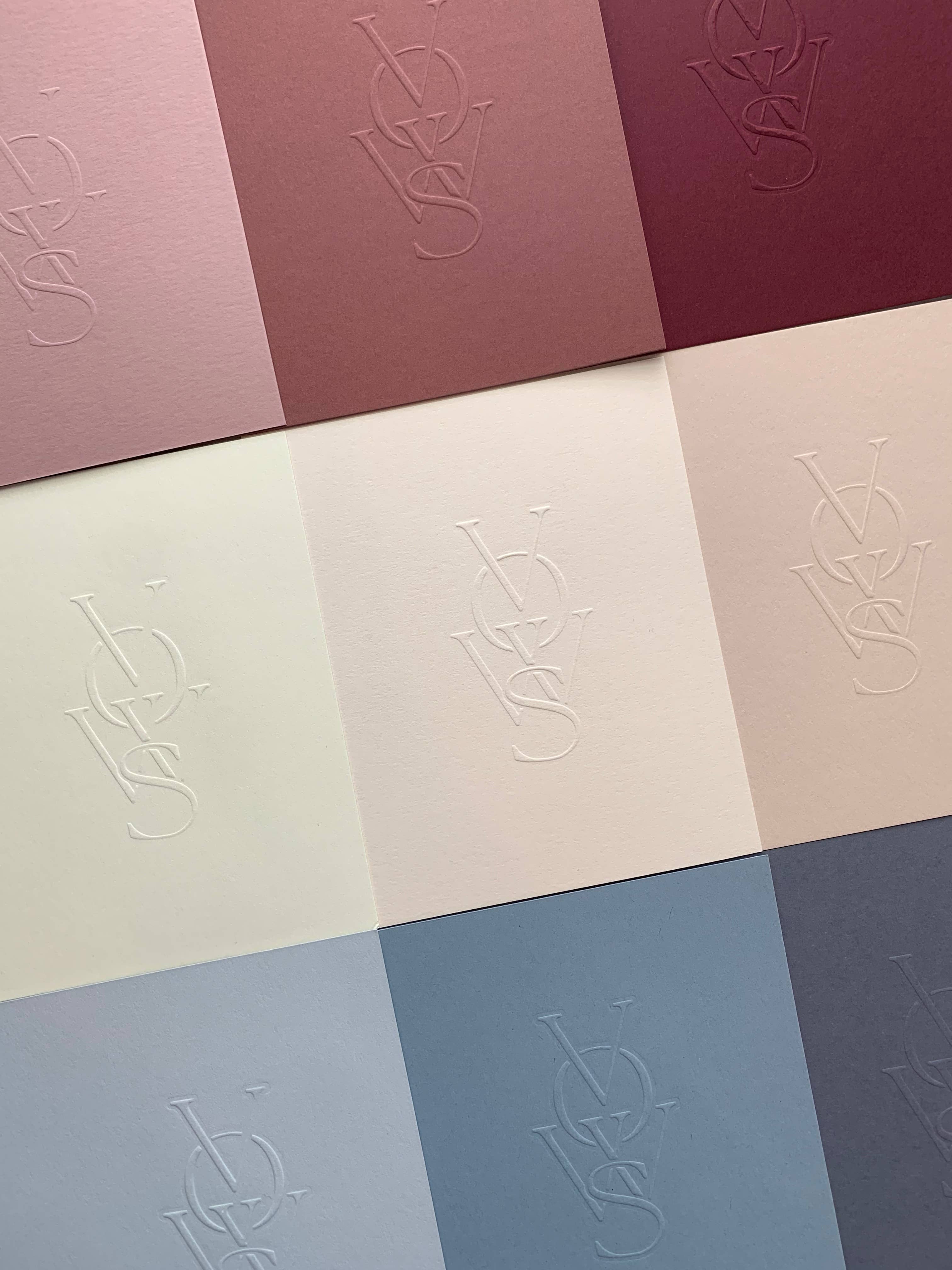 Sole Paper Co., LLC - Wholesale Journal/Diary - Luxe Embossed Vow Books, Set of 28