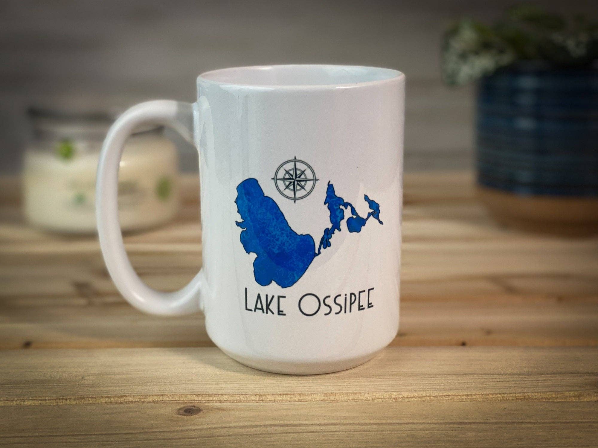 Adirondack Etching LLC - Wholesale Coffee Mug - Lake Outline - Ceramic Mug -  15oz Capacity2