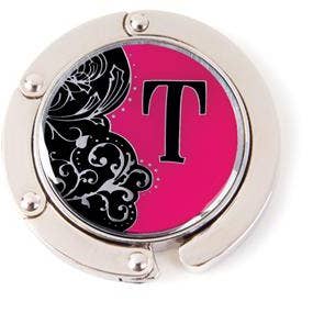 Alexx, Inc. - Wholesale Purse Hook/Hanger - Women's - Hang'em High® Monogram "T" Purse Hanger (SKU: 07-217)
