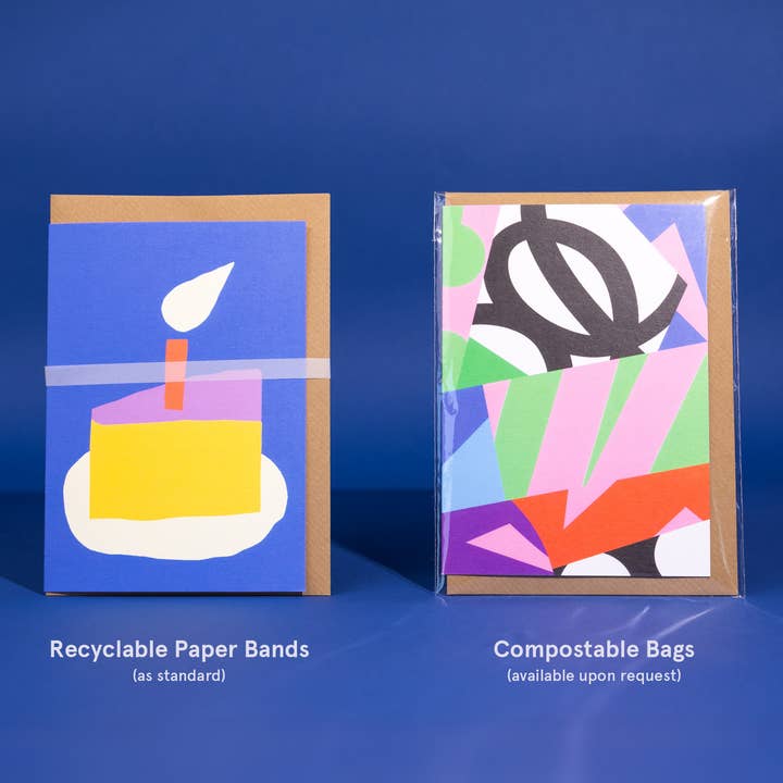 Evermade - Wholesale Gift Bag - Compostable Bags (swap bands with starch cellophane sleeves)