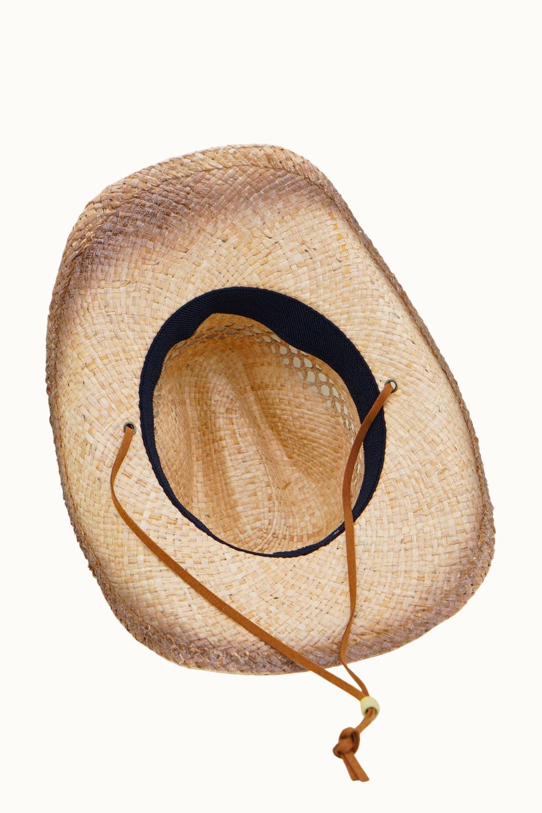 Olive & Pique – Großhandel Cowboyhut – Damen – Western-Raffia-Strohcowboyhut mit Kinnriemen, osfm2
