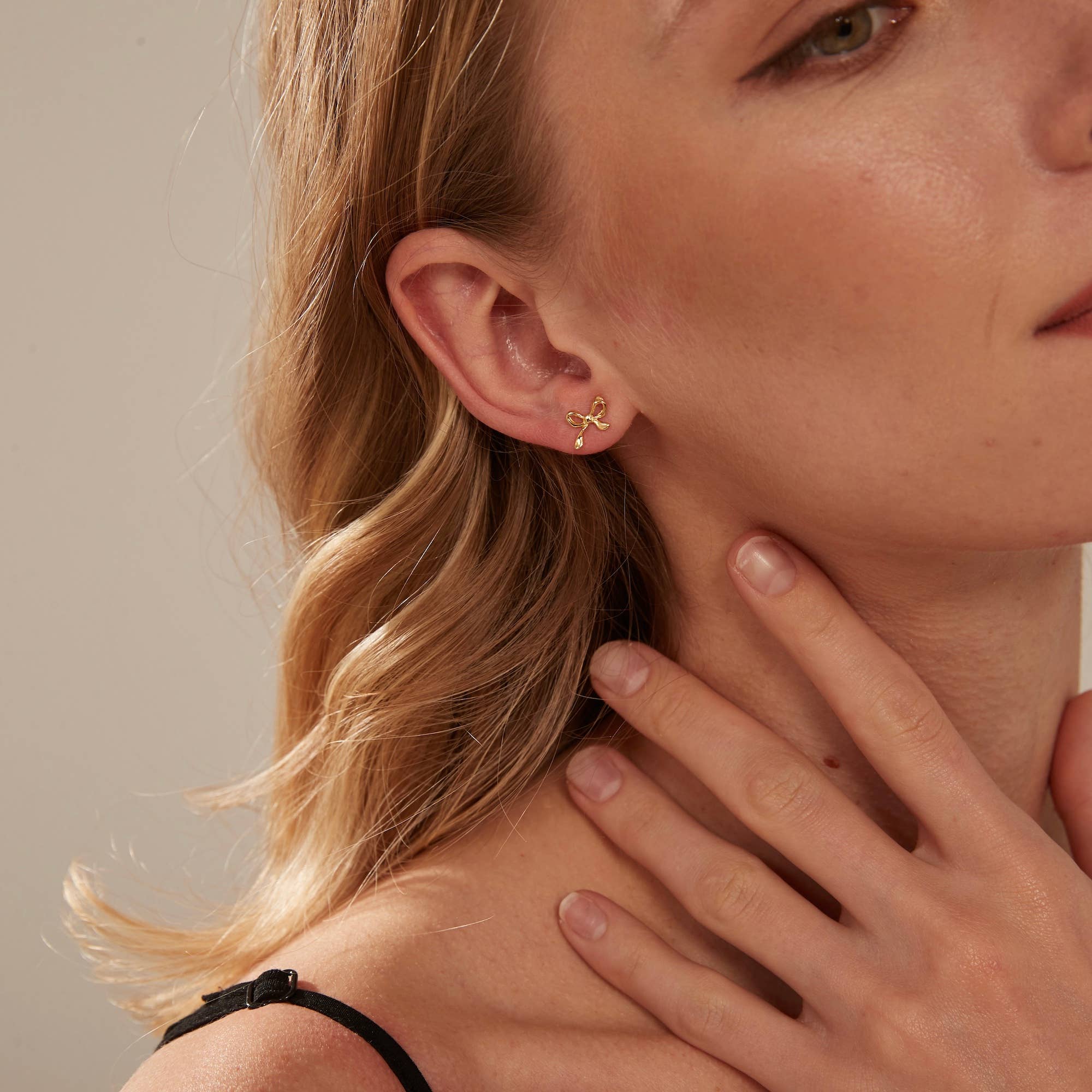 Perimade & Co. LLC – Engroshandel Ørestikkere – Sød Bow Tie Bowknot Stud ørering i 925 Sterling Sølv3