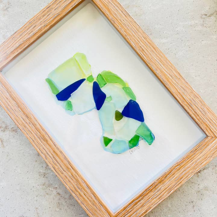 Sook & Hook - Wholesale Wall Decor - Kids & Baby - New Jersey State Sea Glass Silhouette5