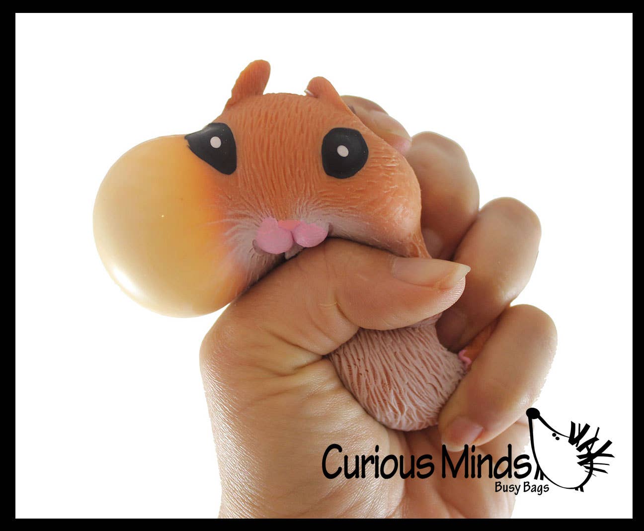 Curious Minds Toys - Wholesale Squishy Toy - Kids & Baby - Chunky Cheek Hamster Stretchy and Squeezy Toy - Soft Doh Fil2