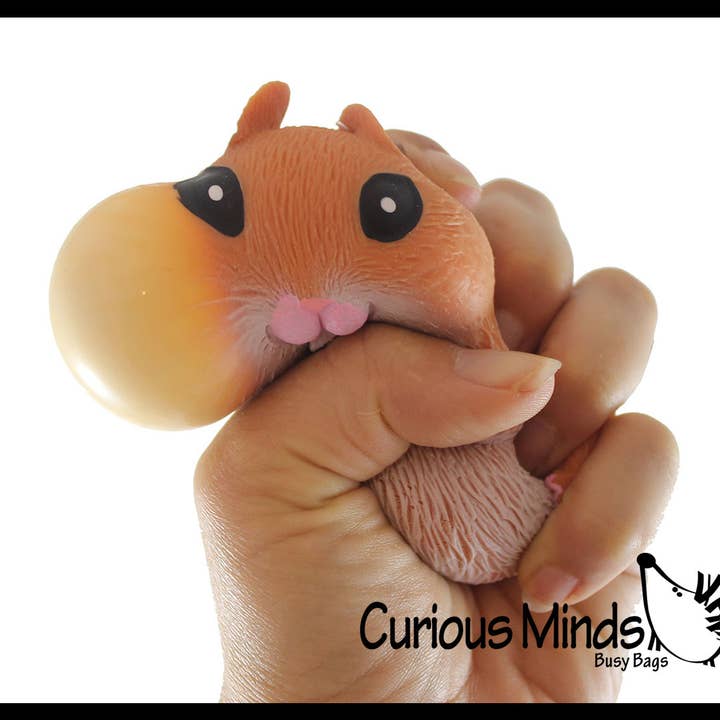 Curious Minds Toys - Wholesale Squishy Toy - Kids & Baby - Chunky Cheek Hamster Stretchy and Squeezy Toy - Soft Doh Fil2