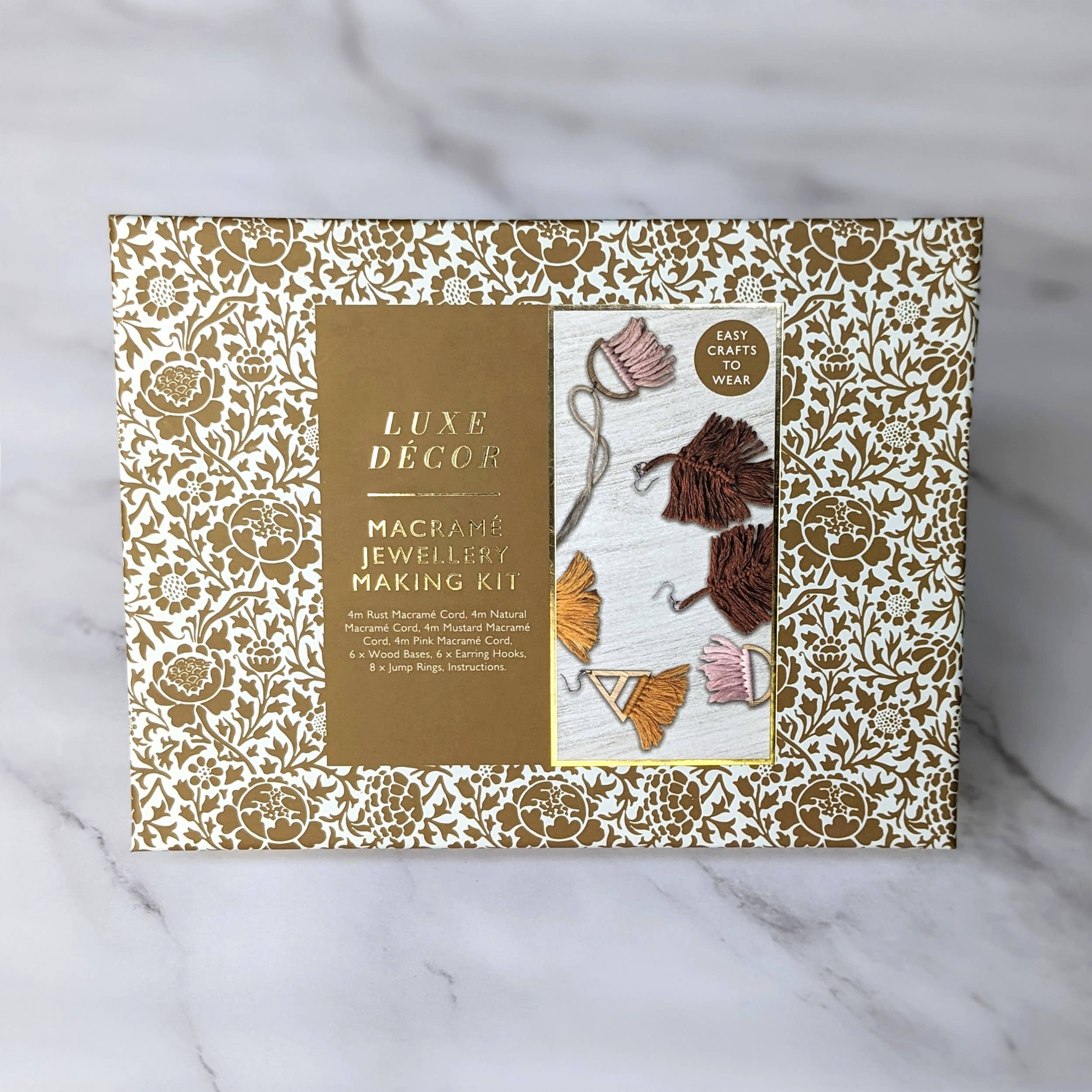 Robert Frederick Ltd - Wholesale DIY Jewelry - Kids - Luxe Decor Craft Kit - Macrame Jewellery