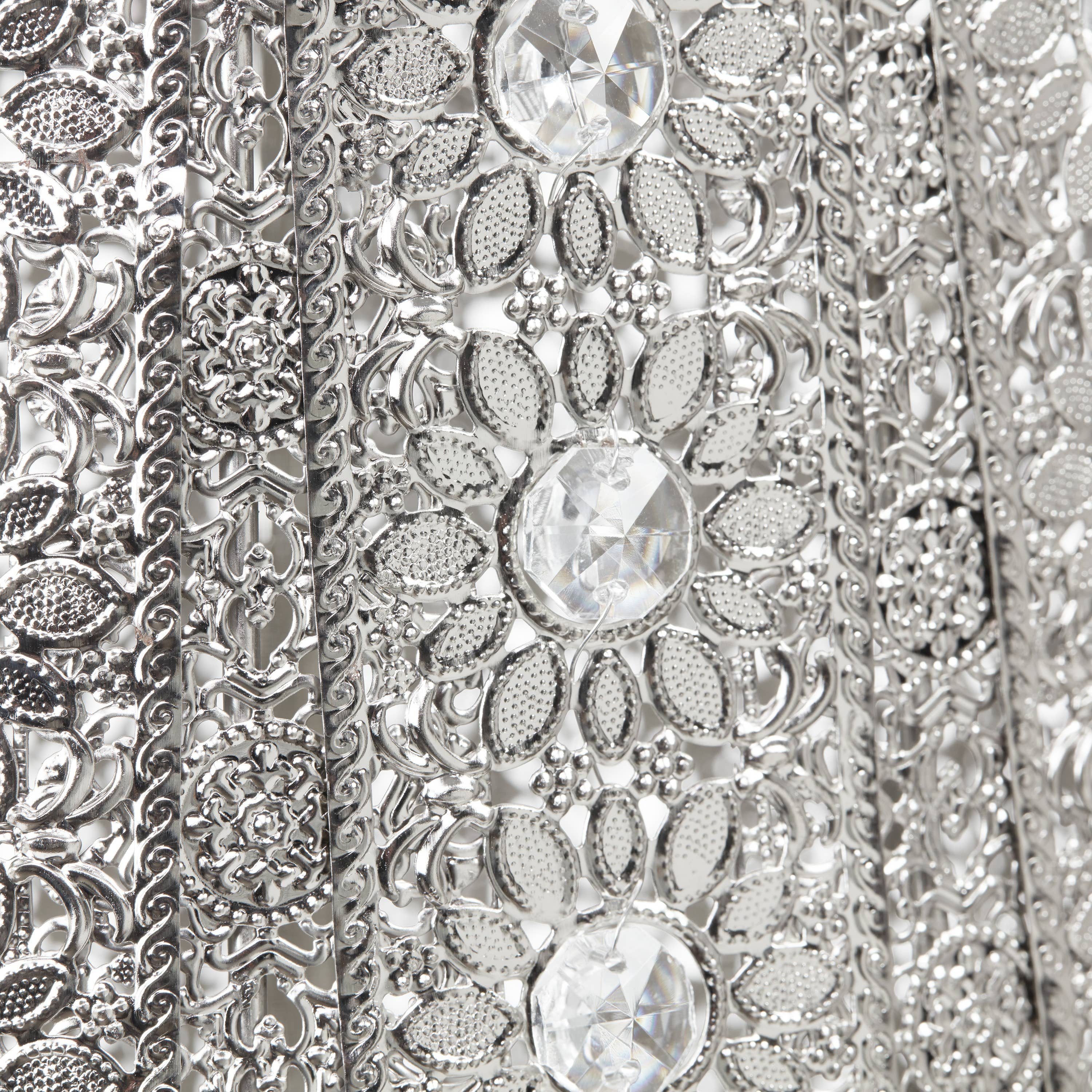 River of Goods - Wholesale Floor Lamp - 43.5"H Harley Silver & Crystal Floor Lamp11