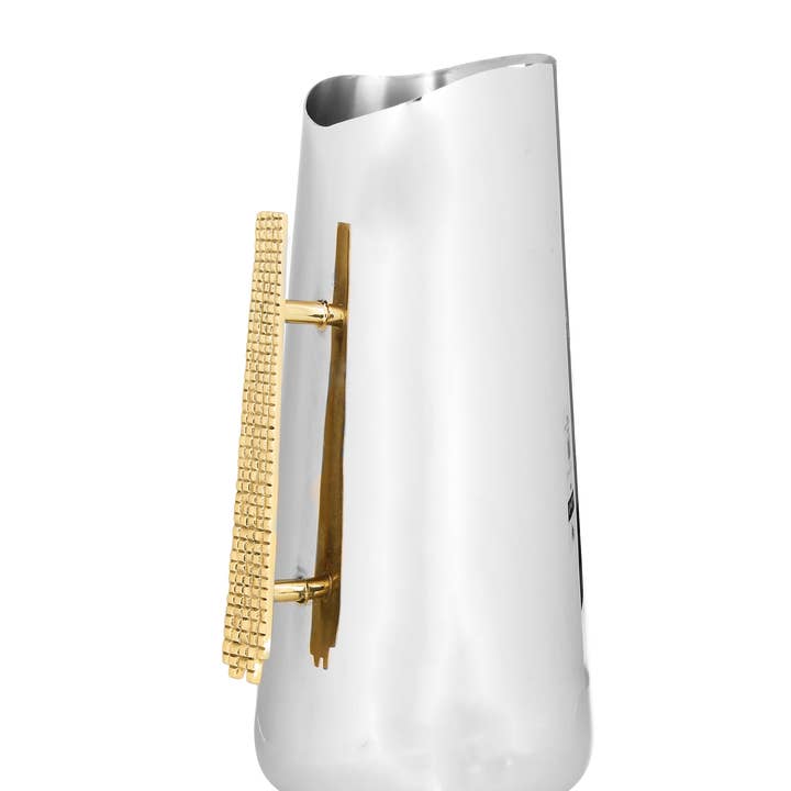 Pitcher - Gold/ Nickel for wholesale by CLASSIC TOUCH DECOR INC.