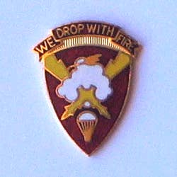 457th Airborne Arty Pin w/2 clutches for wholesale by Military Patches & Pins