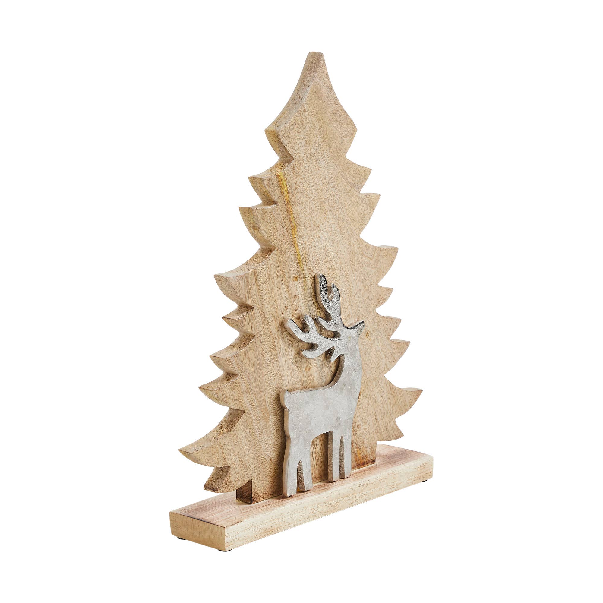VHC Brands - Wholesale Decorative Tabletop Object - Forest Frolic Natural Wooden Tree 16.5x13x2.752
