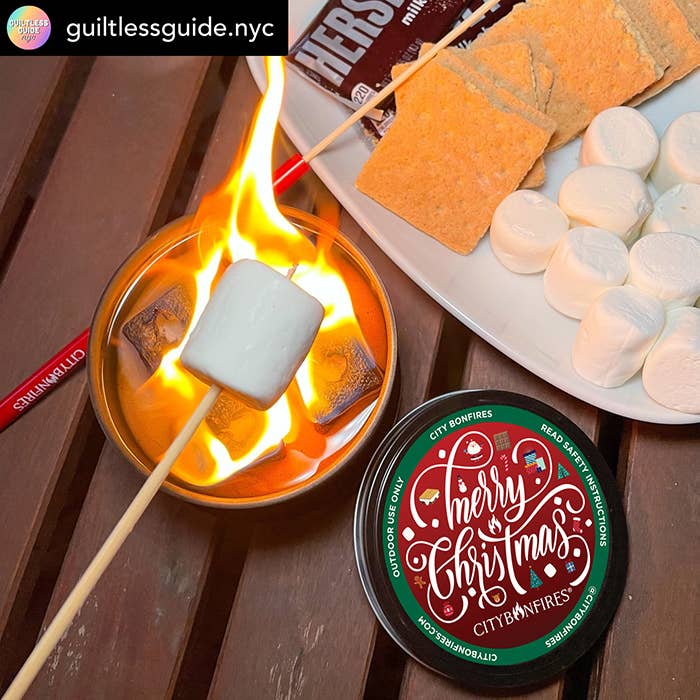 City Bonfires - Portable Fire Pits - Wholesale Fire Pit - S'mores Night Pack - Merry Christmas Limited Edition