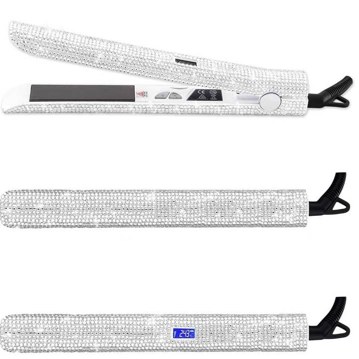 Lab6:18 Beauty - Wholesale Straightener/Flat Iron - TRAX Glammed Iron ( Titanium Plates)