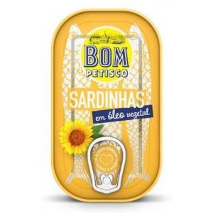 Portugalia Imports - Wholesale Tinned Fish - Bom Petisco Sardines in Sunflower Oil