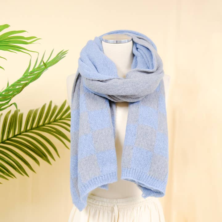 Karma Nepal Crafts – wholesale Scarf – Women's – Plaid Winter Oversized Scarfs1