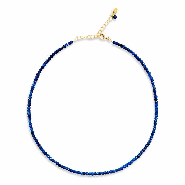 Collana con pietre preziose Lapis Tiny per la vendita all'ingrosso da parte di Stefanie Wolf Designs