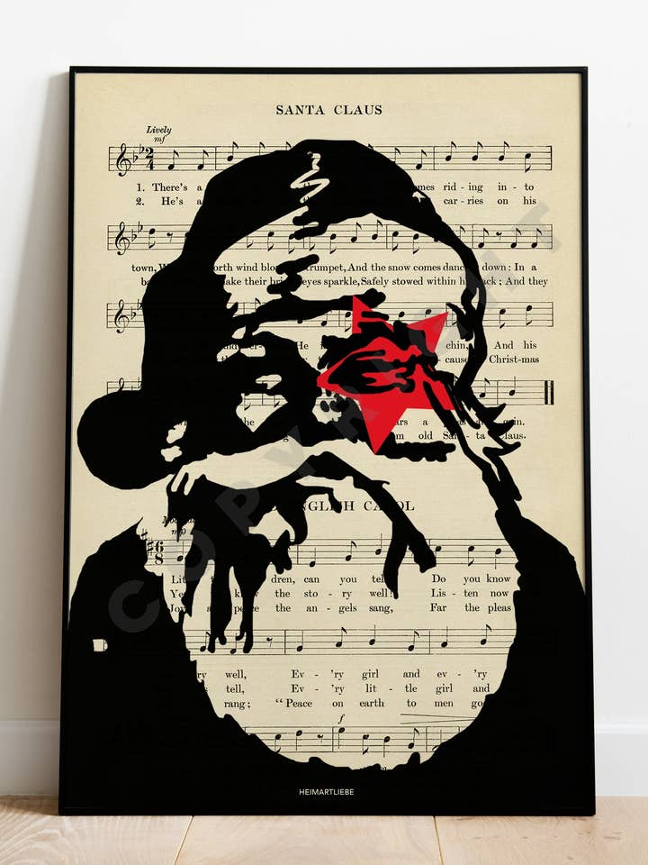 PRINT - SANTA CLAUS for wholesale by HEIMARTLIEBE®