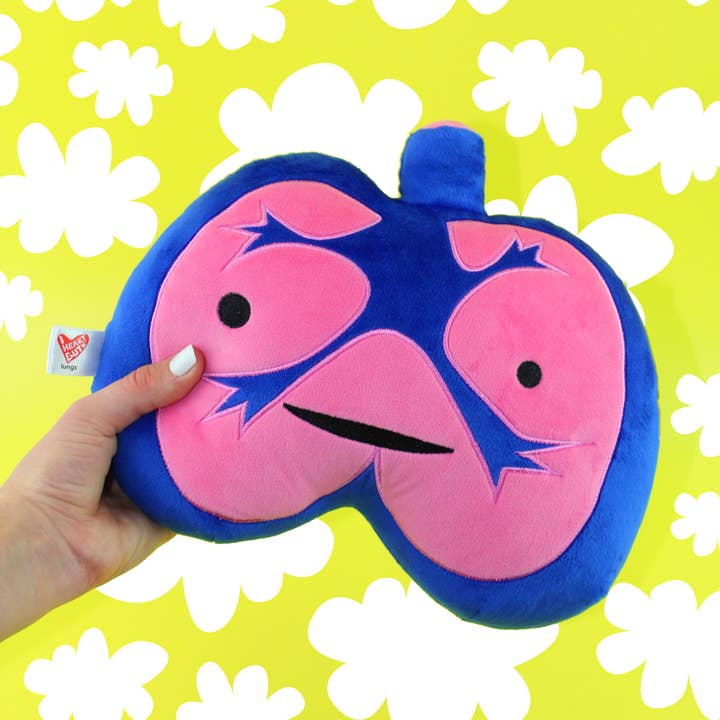 I Heart Guts | Organ Plushies Wholesale - Wholesale Stuffed/Plush Toy - Kids & Baby - Lungs Plush - I Lung You