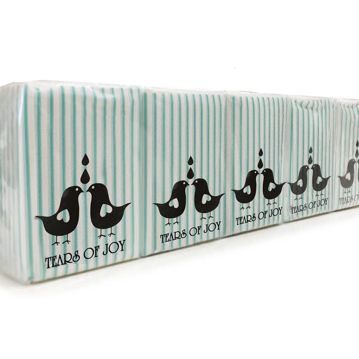 Tears of Joy Tissue Packs - Set of 10 Packs for wholesale by Classy Bride