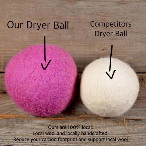The General Bean - Wholesale Dryer balls -  XL Canadian Wool Dryer Balls -Lot of 1001
