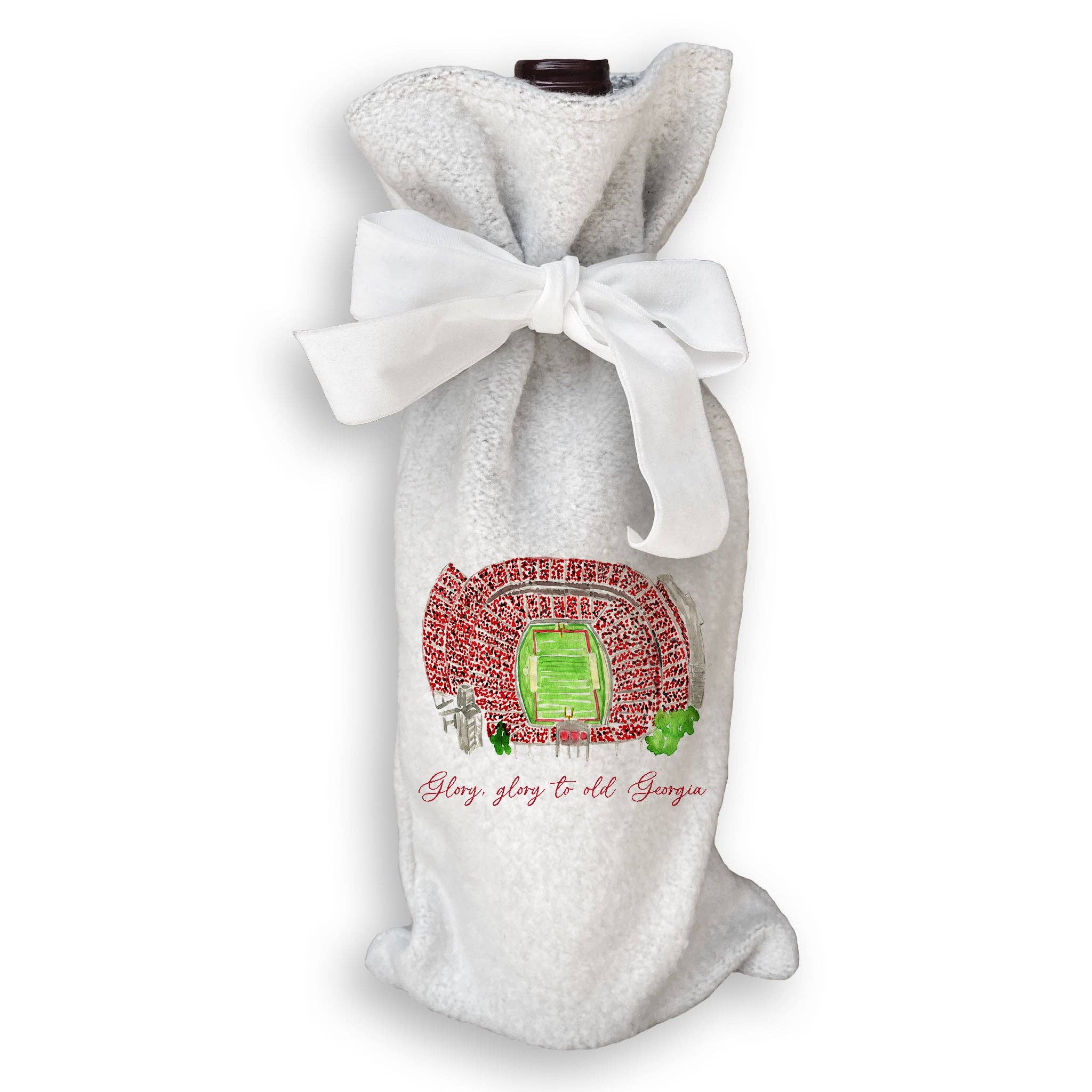 French Graffiti - Wholesale Tea Towel - Athens, Georgia Stadium with Quote17