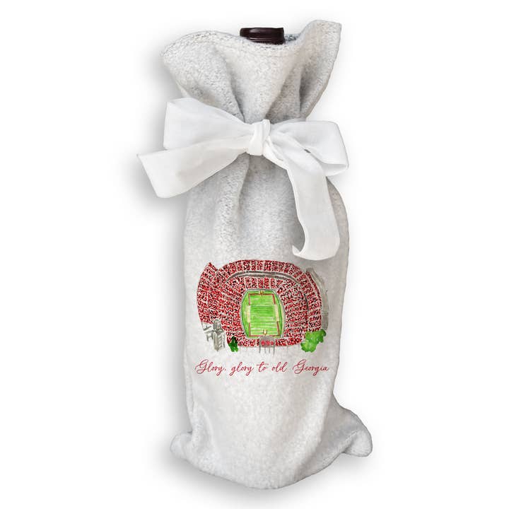 French Graffiti - Wholesale Tea Towel - Athens, Georgia Stadium with Quote17