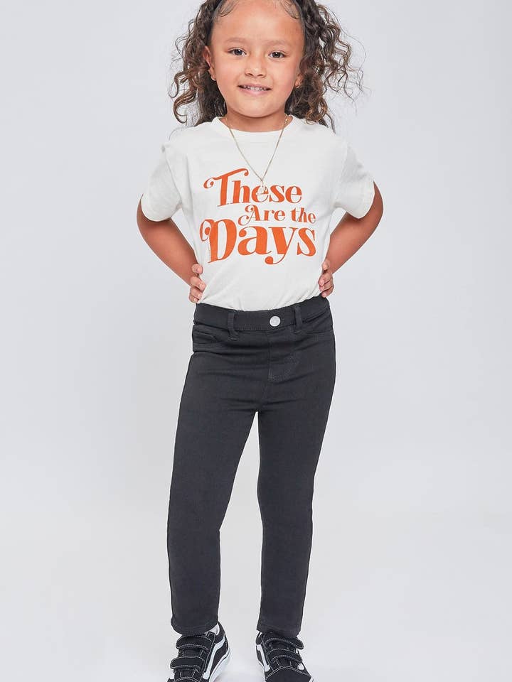 Jeans Skinny da Bambina con Finta Chiusura Frontale-BP41344 per la vendita all'ingrosso da parte di YMI