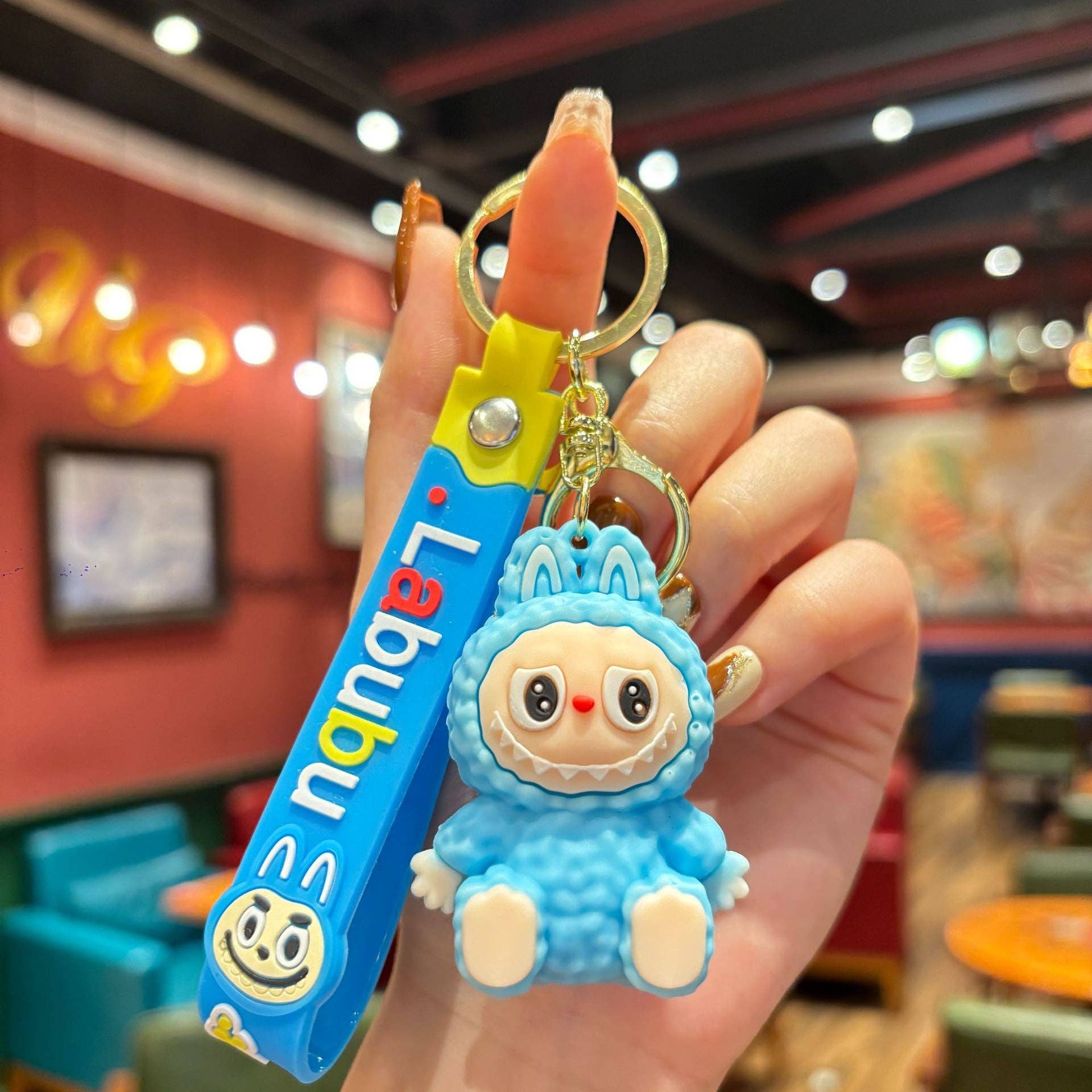 Little Trendy - Wholesale Keychain - Women's - Cute Silicone cute monster Keychain Bag Pendant2
