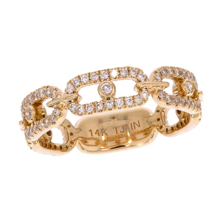 RFH19539. 14K Solid Gold Diamond Ring for wholesale by Tresor Jewelry Inc.