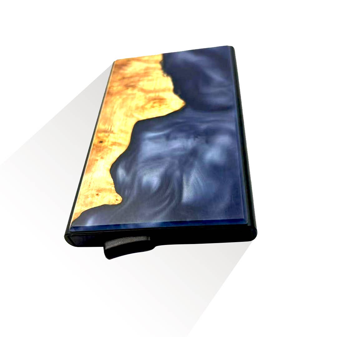 Wooden Element - Wholesale Wallet - Unisex - Wood/Resin Smart Pop-up Wallets (Assorted pack of 11)45