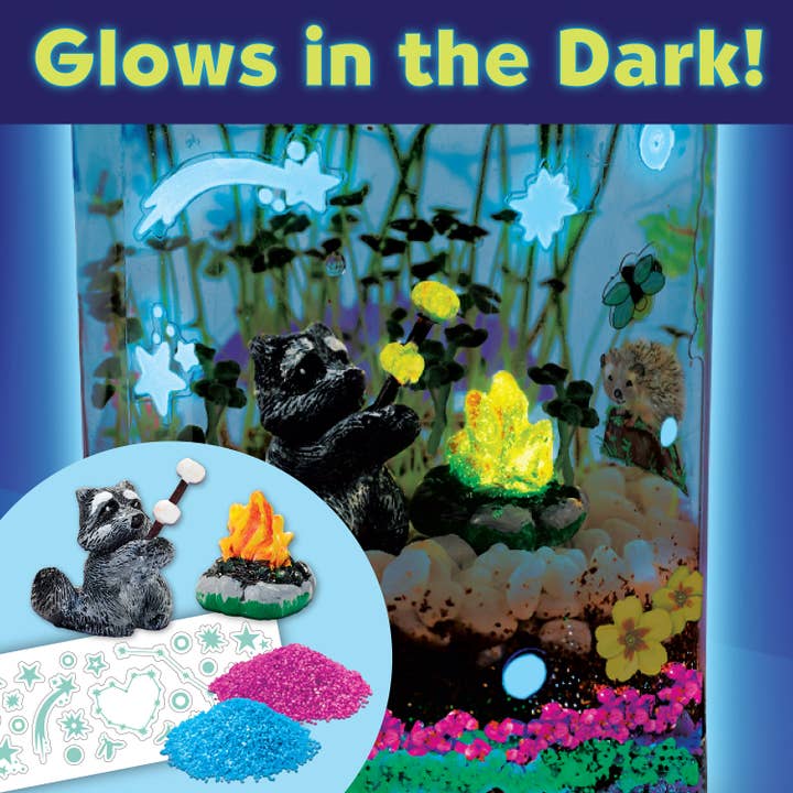 Faber-Castell / Creativity for Kids - Wholesale DIY Craft Kit - Kids - Grow N' Glow Terrarium DIY Craft Kit for Kids