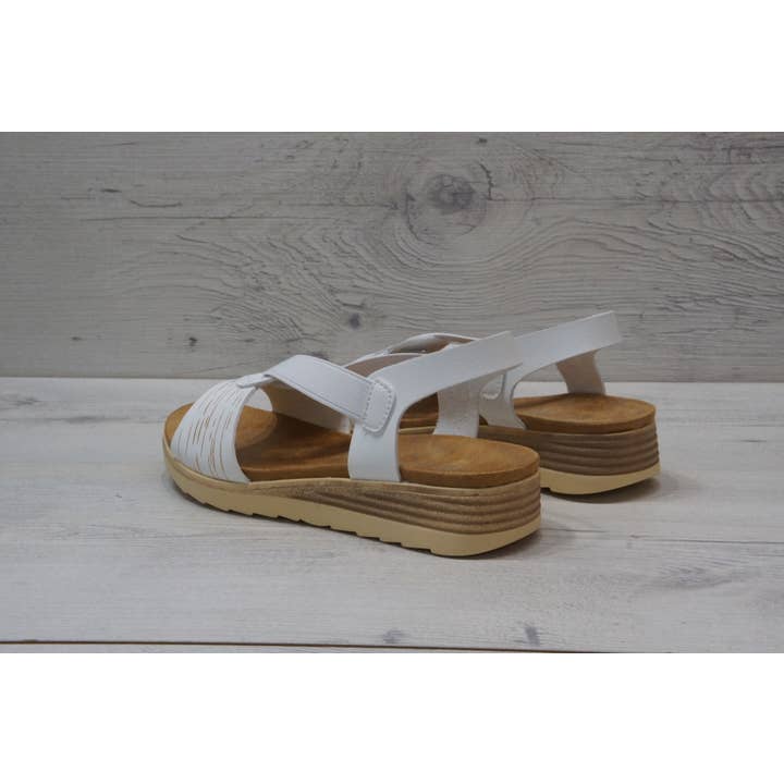 Top Staka – Engroshandel sandal - Dame – A68159 kvinders almindelig simpel cirkulær elastisk rem sandaler12
