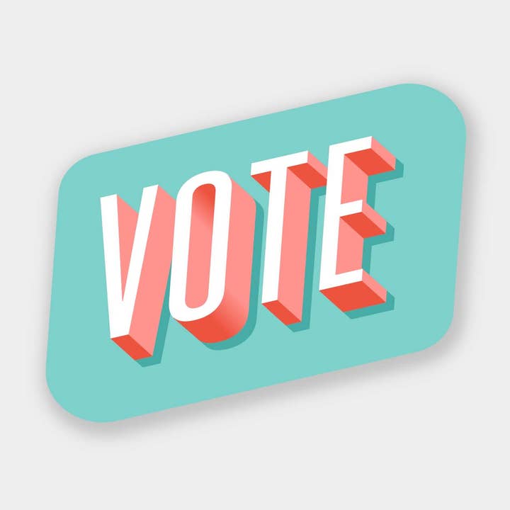 Vote - Adesivo verde acqua per la vendita all'ingrosso da parte di Daymade