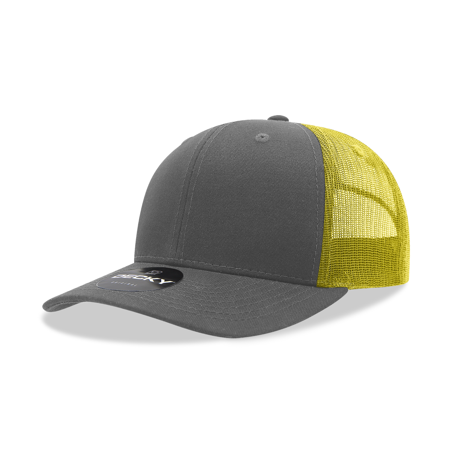 The Park Wholesale - Vente Casquette de camionneur – unisexe - Casquette Trucker classique Decky 6021, 6 panneaux, style mid pro89