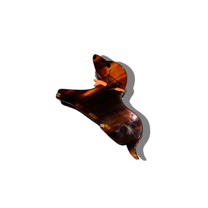 Solar Eclipse - Wholesale Hair Clip - Women's - Hand-painted Dachshund Dog Breed Claw Hair Clip | Eco-Friend