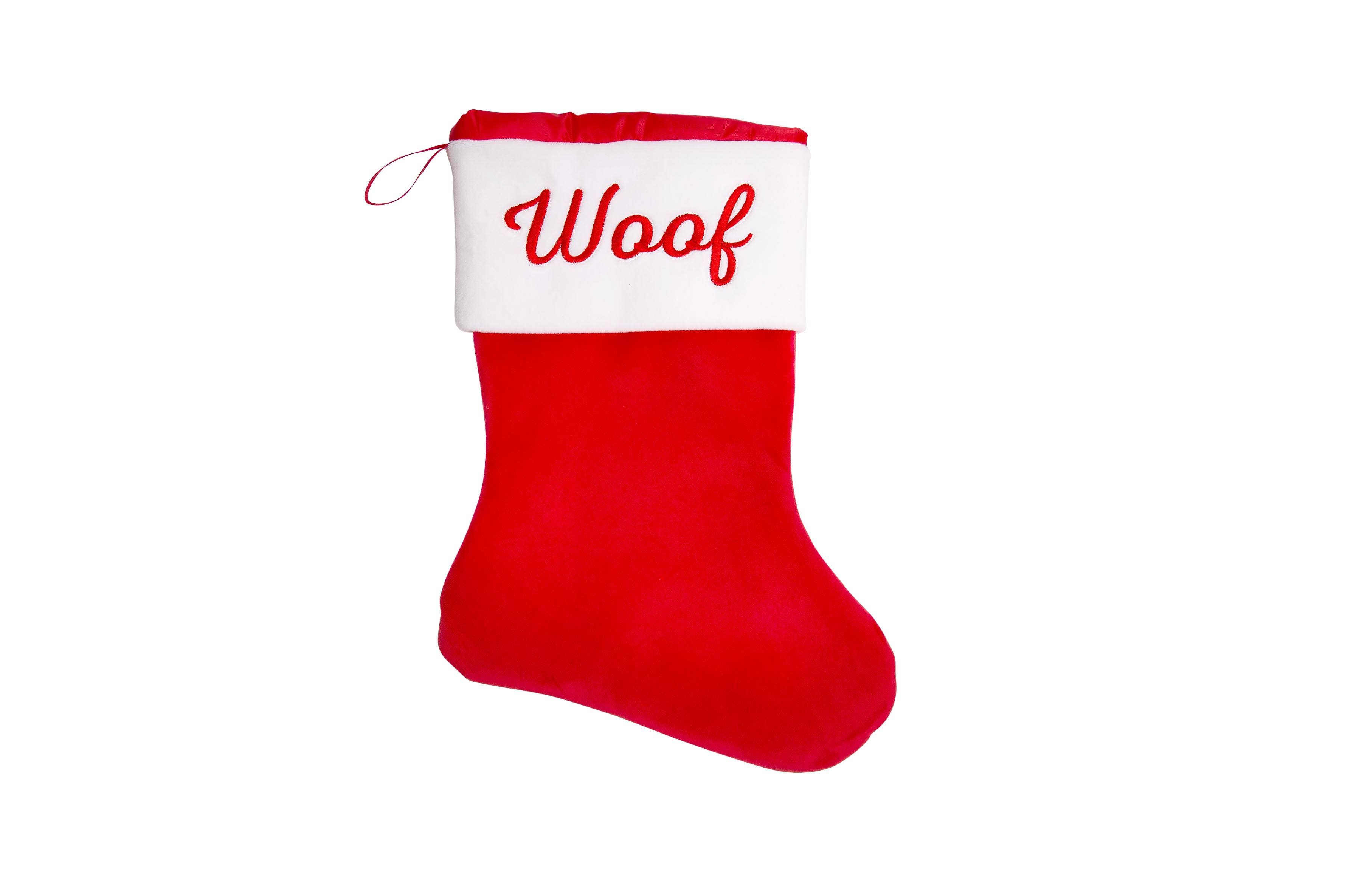 Pet Palette Distribution - Wholesale Holiday Stocking - Pets - Pearhead Woof Christmas Stocking1