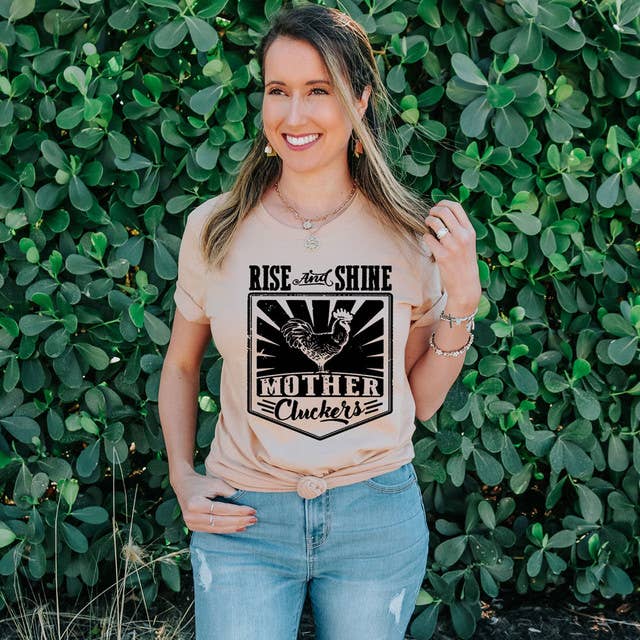 Trendy Transfers - Wholesale Sublimation Transfer - Rise and Shine Mother Cluckers DTF Heat Transfer0