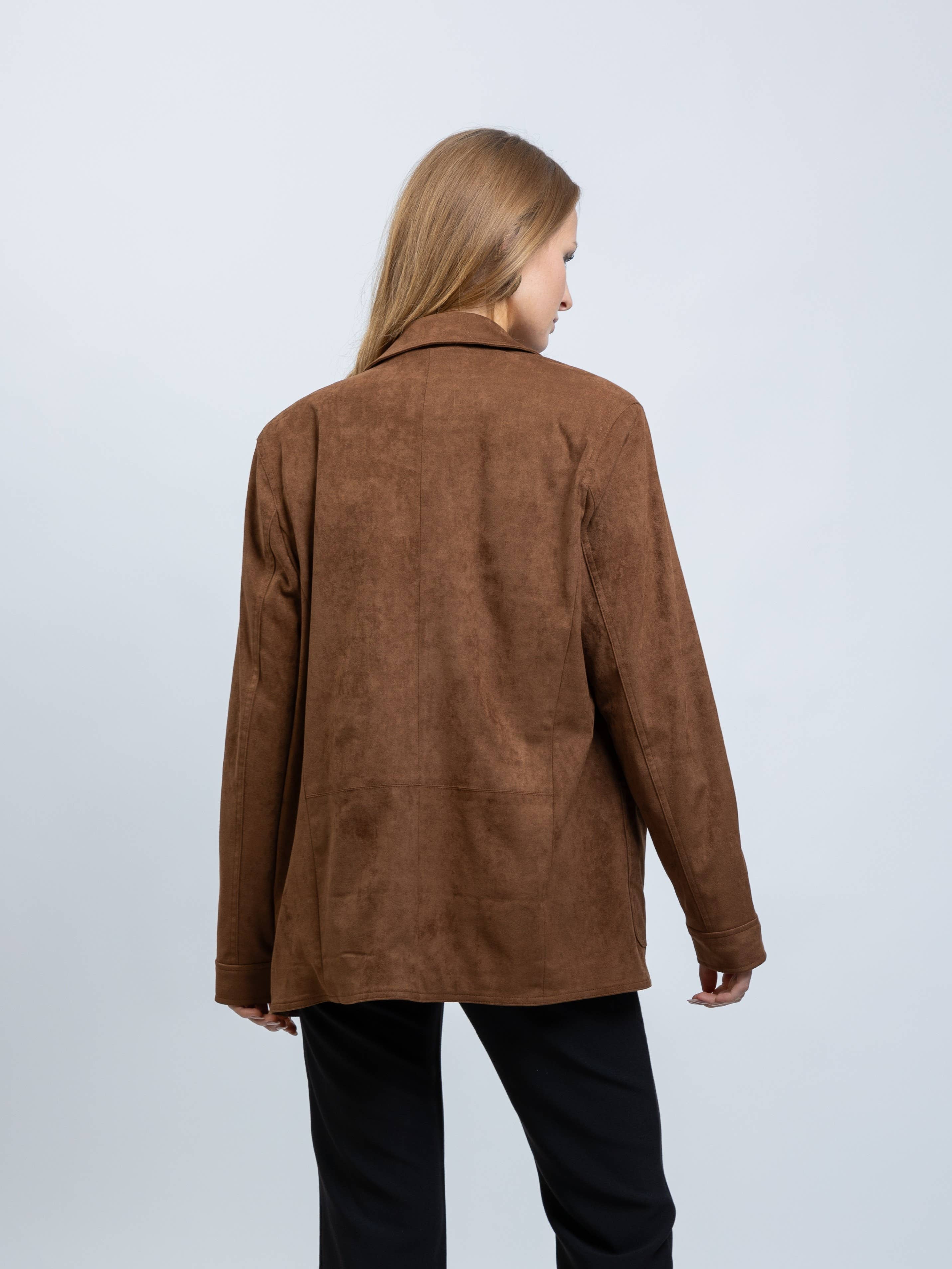 KZELL PARIS - Wholesale Jacket - Women's - SUEDE-LOOK JACKET3