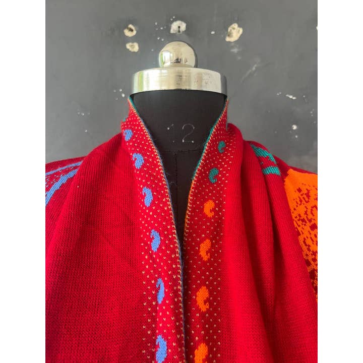 Bhawana Handicrafts - Wholesale Wrap – Women's - Wedding Scarf New Design Woolen Shawl Hand Knit Large Stoles2