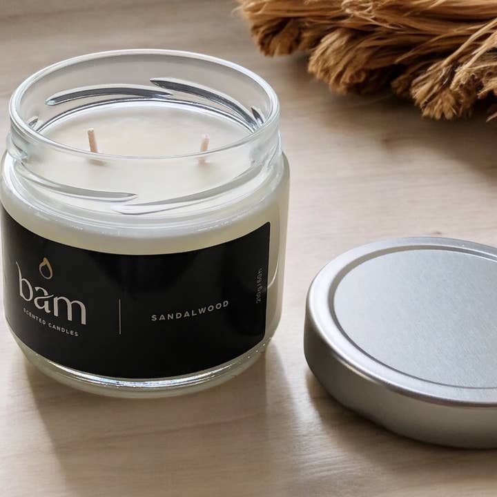 BAM - SANDALWOOD scented candle - Basic Collection for wholesale by BAM