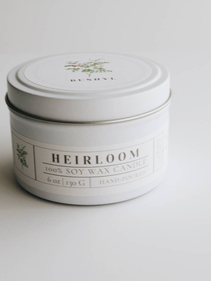 Lata para velas Heirloom 100% de soja para venta al por mayor de Bushyl